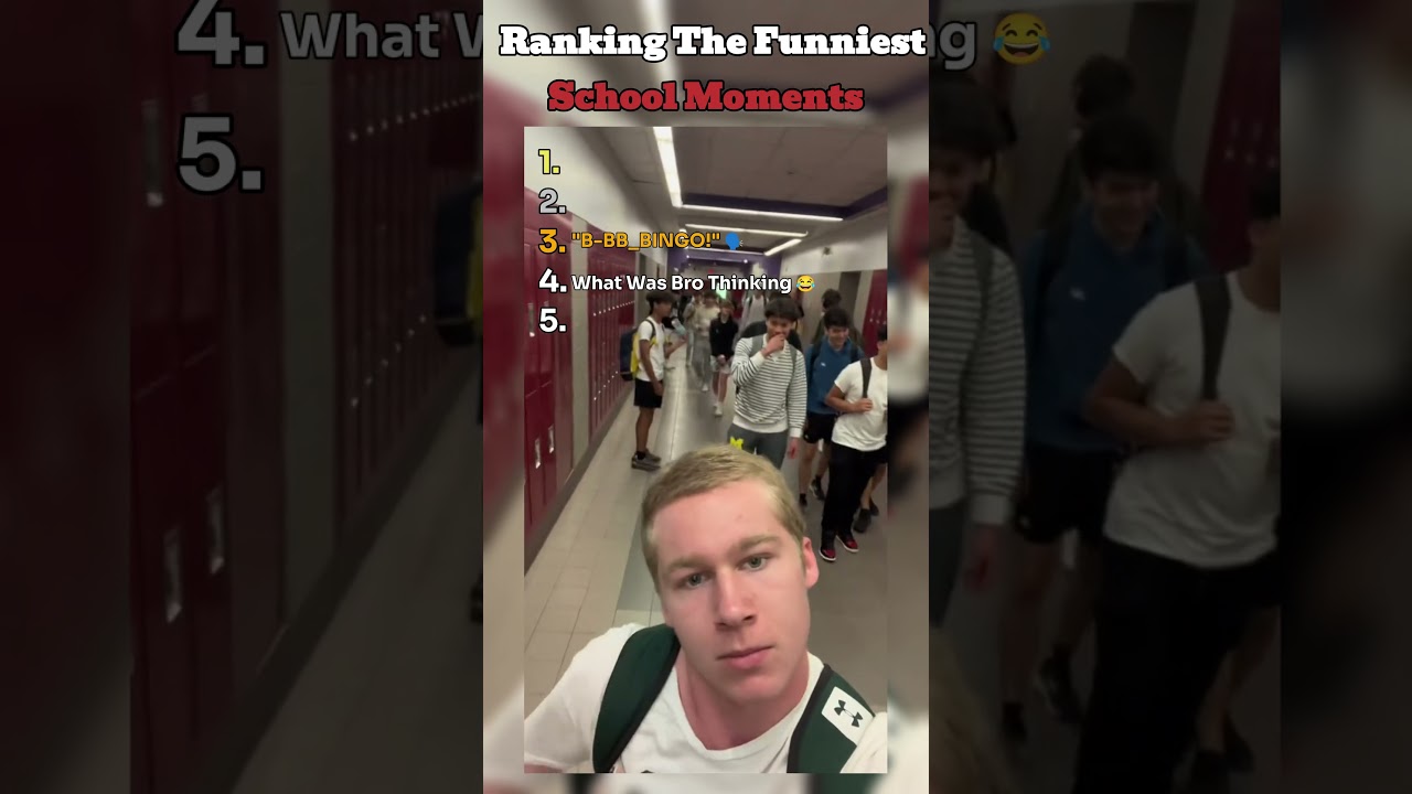 Ranking The Funniest School Moments...