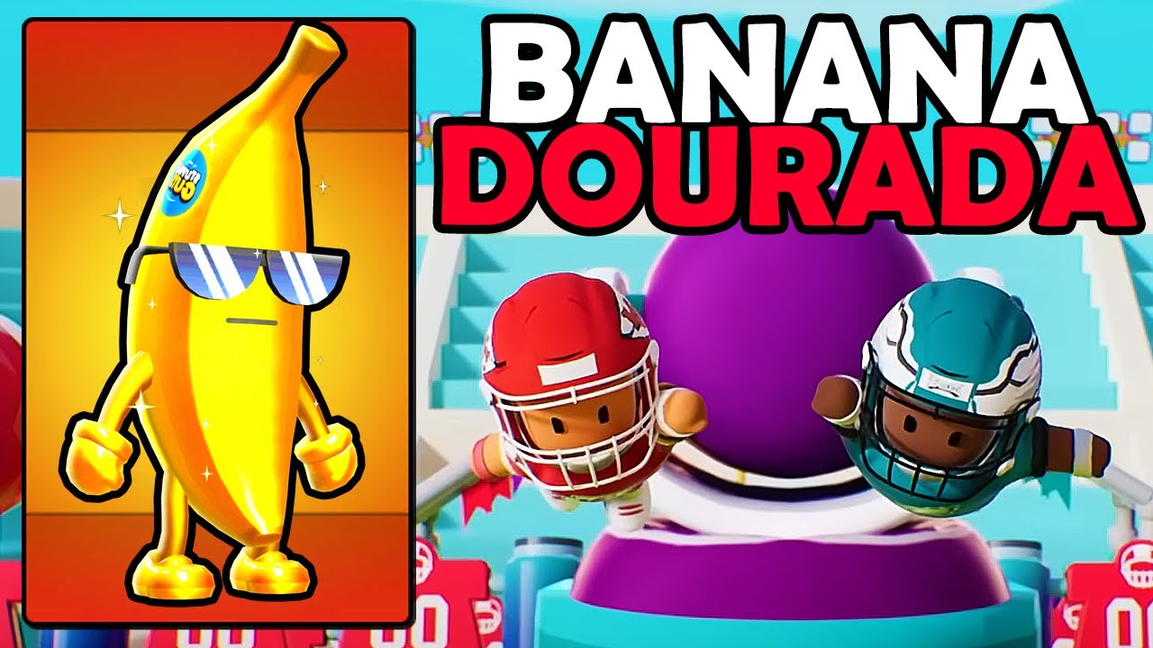 ENTREGUEI 3 BANANAS DOURADAS para QUEM GANHASSE DE MIM no Stumble Guys