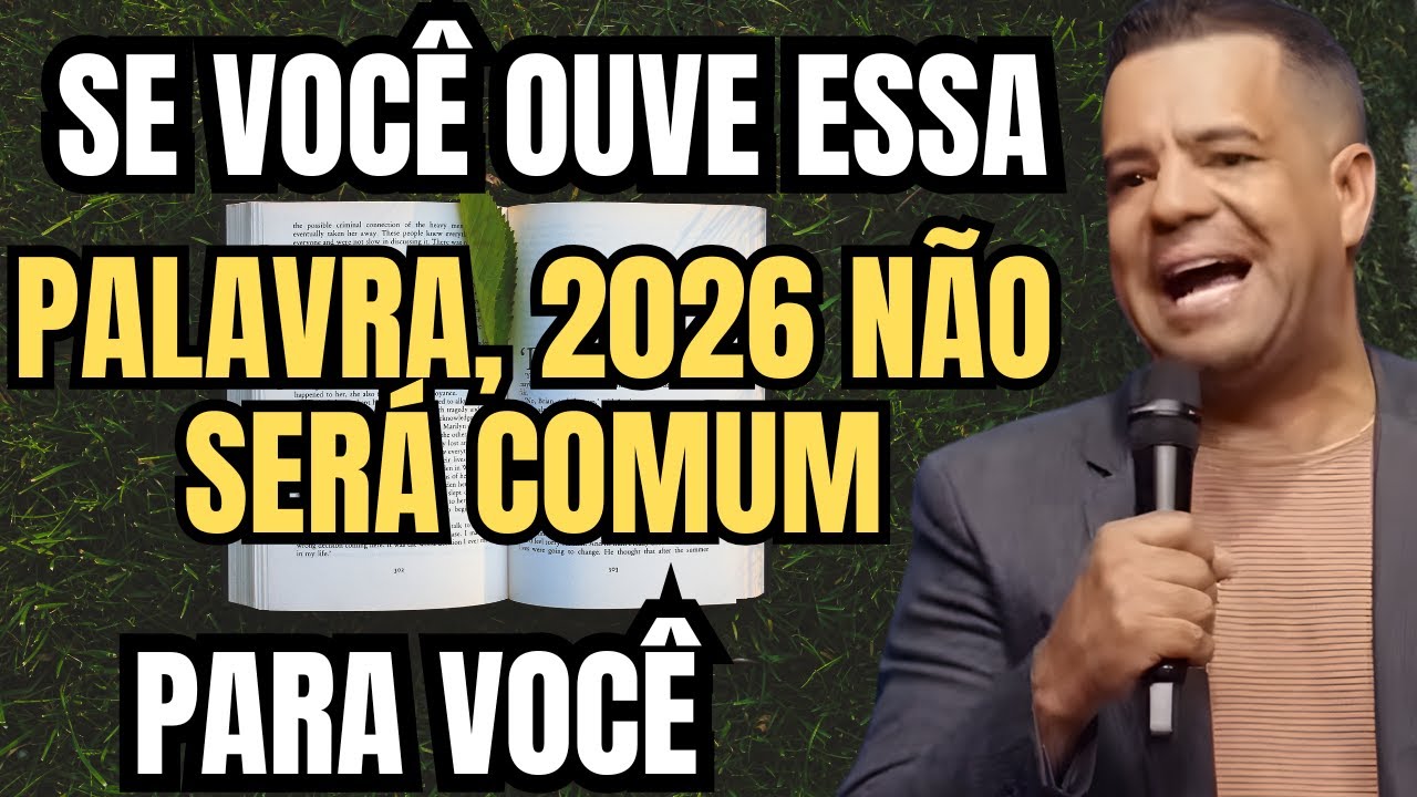 Moises Leopoldino - SE VOCÊ OUVE ESSA PALAVRA, 2026 NÃO SERÁ COMUM PARA VOCÊ