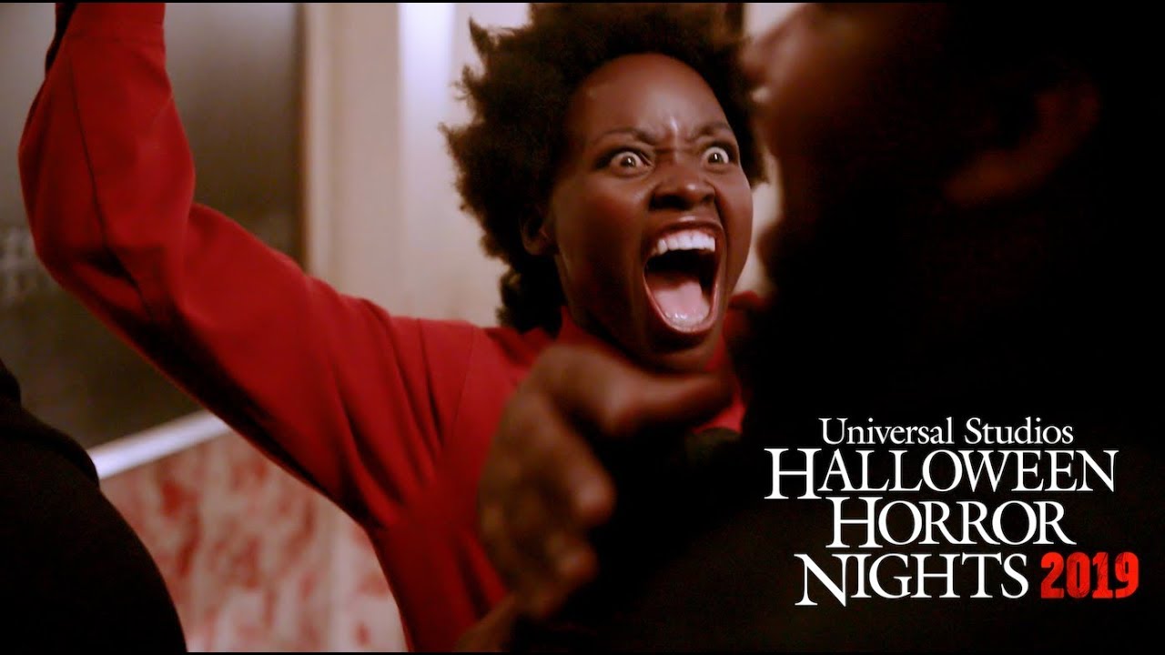 Lupita Nyong'o reprises her role in Us at Universal's Halloween Horror Nights 2019