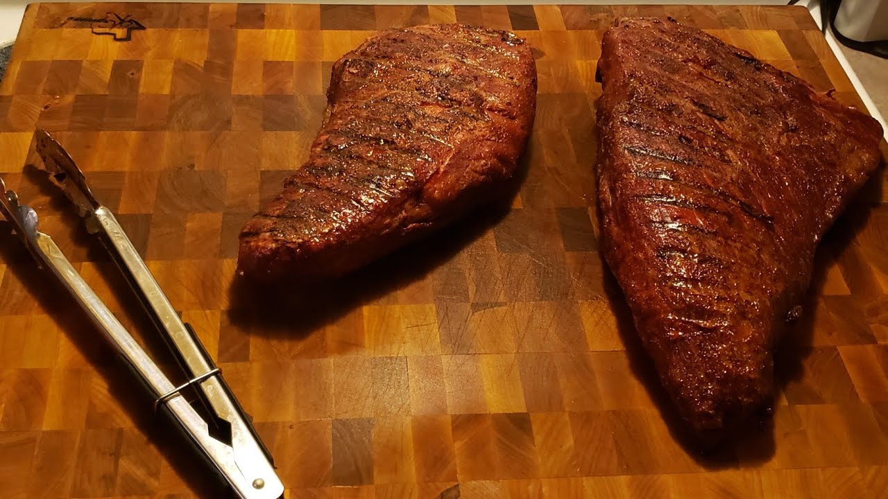 Wagyu Tri Tip vs. USDA Prime Tri Tip Keto Comparison Cook - Pellet smoker REC TEC