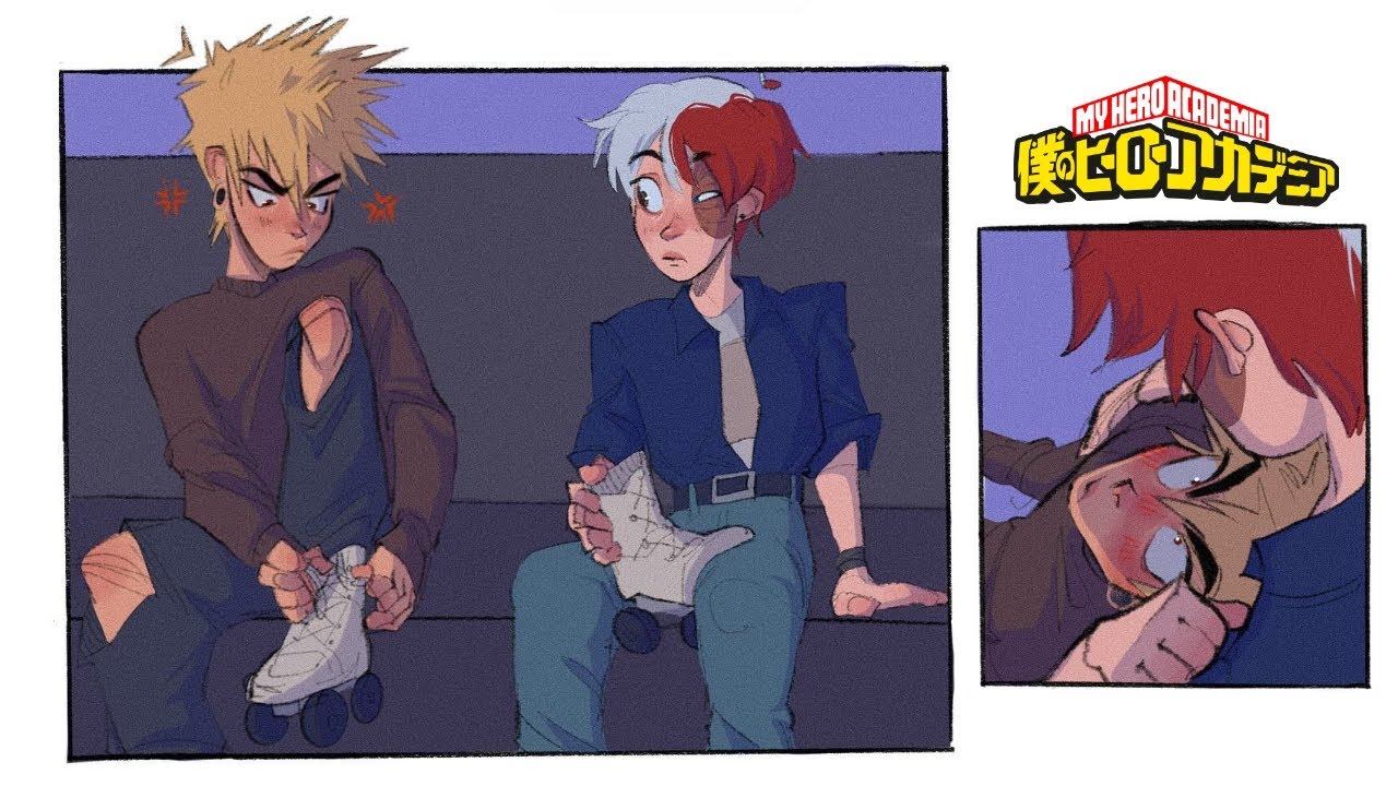Roller Rink Date | My Hero Academia Comic Dub [Todobaku]