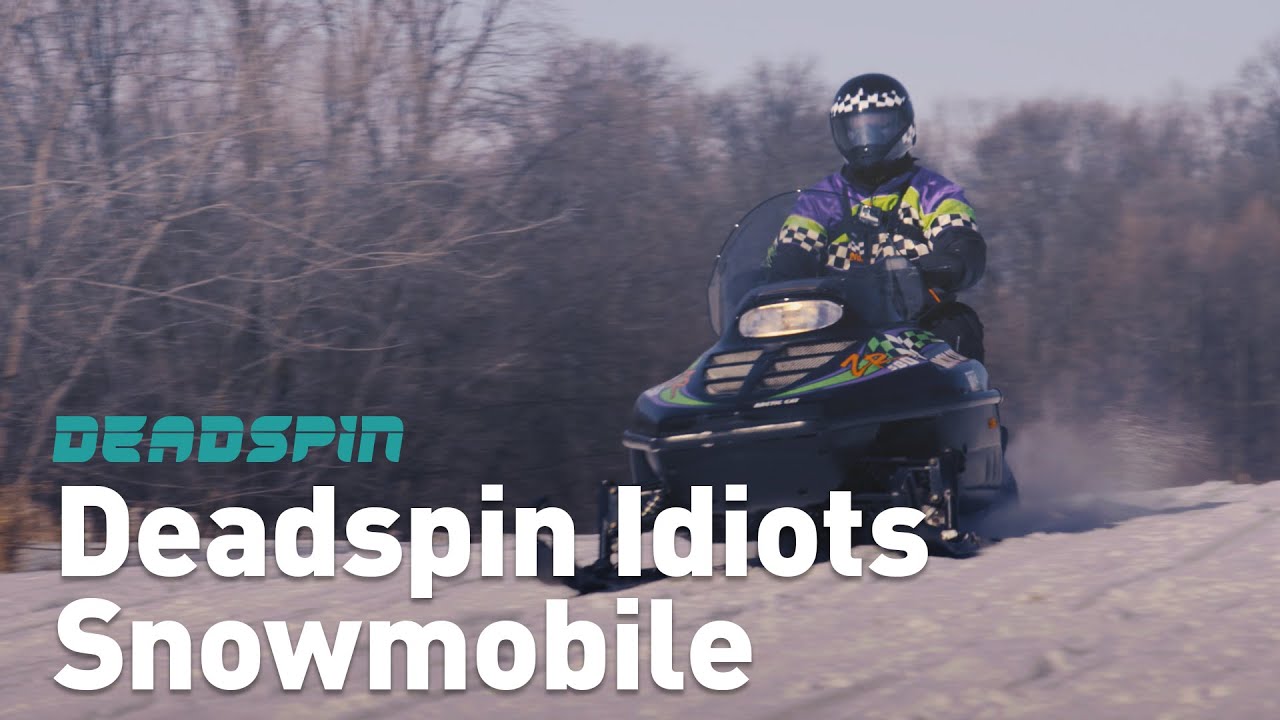 Deadspin Idiots Snowmobile