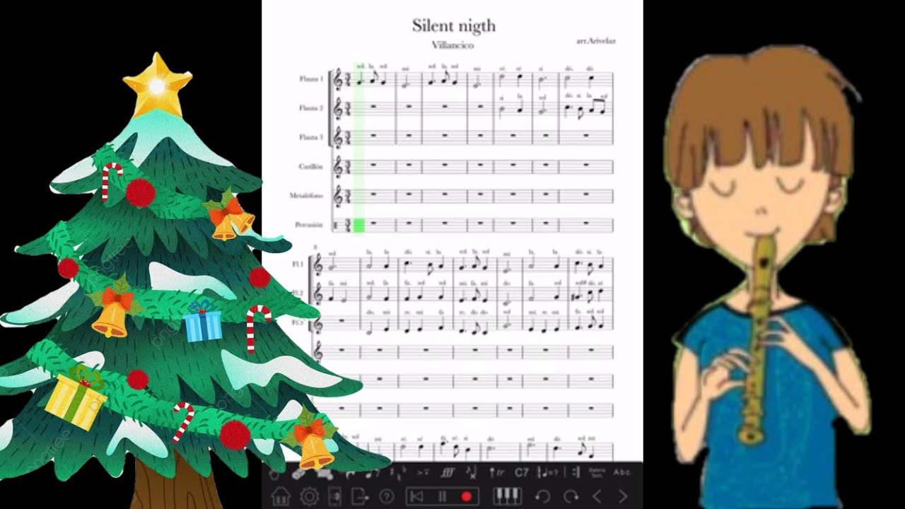 Noche de paz 🎄 para orquesta escolar