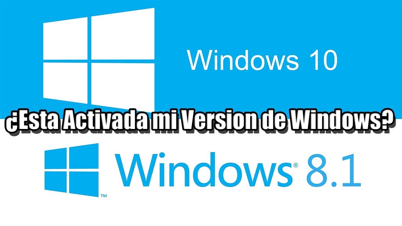 Como saber si Windows 10 o Windows 8 esta activado