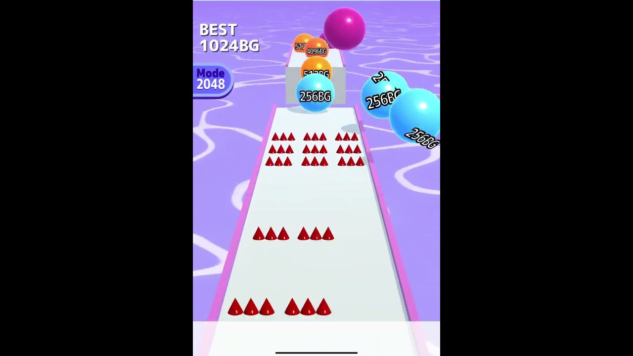 BALL RUN 2048 TO GET 32CU!!!