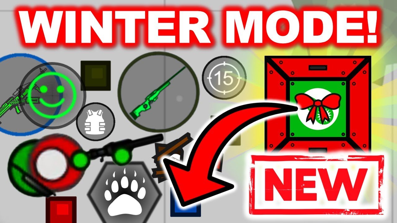 *NEW* WINTER MODE is INSANE! || SV-98 off SPAWN! - Surviv.io Update