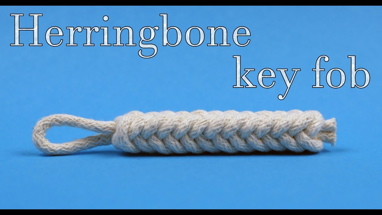 Herringbone key fob