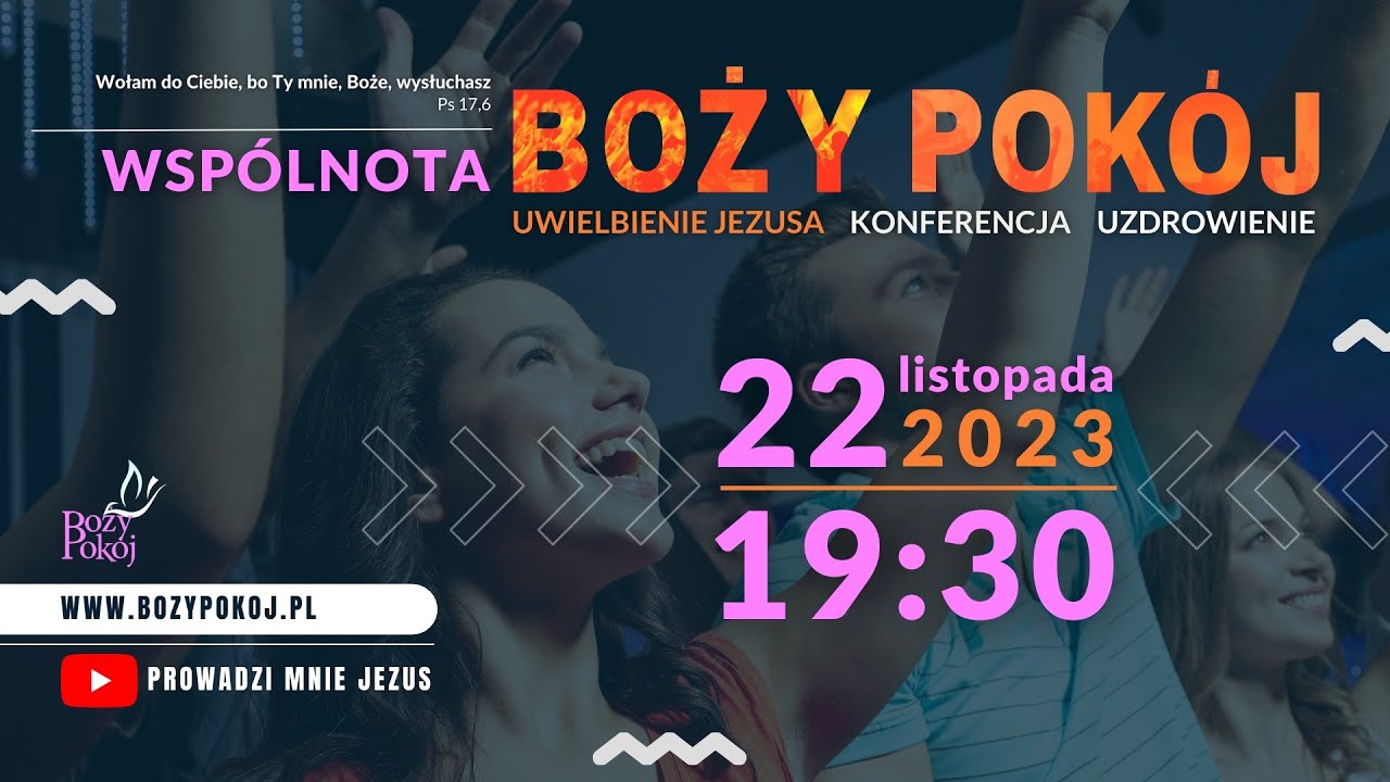 Uwielbienie Jezusa - wspólnota Boży Pokój (22 XI 2023)