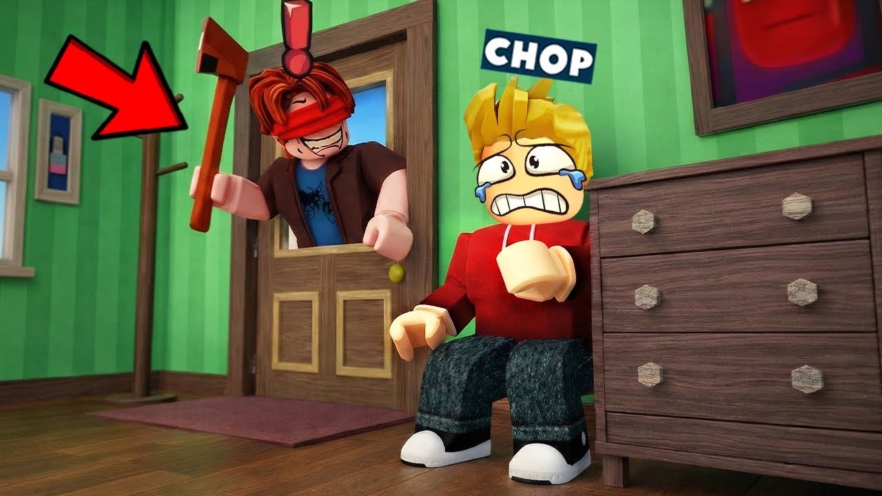 ROBLOX CHOP ALMOST CAUGHT ME IN HIDE OR DIE CHALLENGE