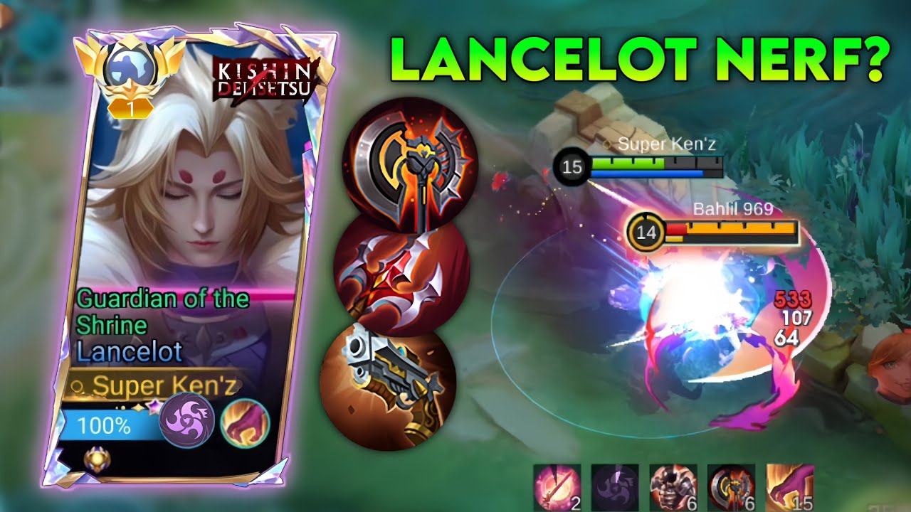 LANCELOT NERF❓ Still Good To Use In Ranked Mode🔥 - MLBB