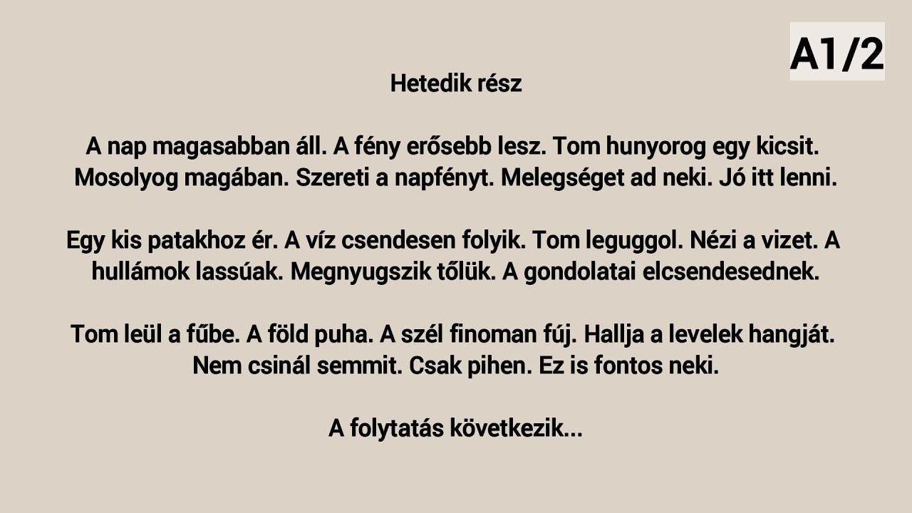 Easy Hungarian Story – Tom Sawyer-007  (HU/EN subtitles)  (A1–A2)