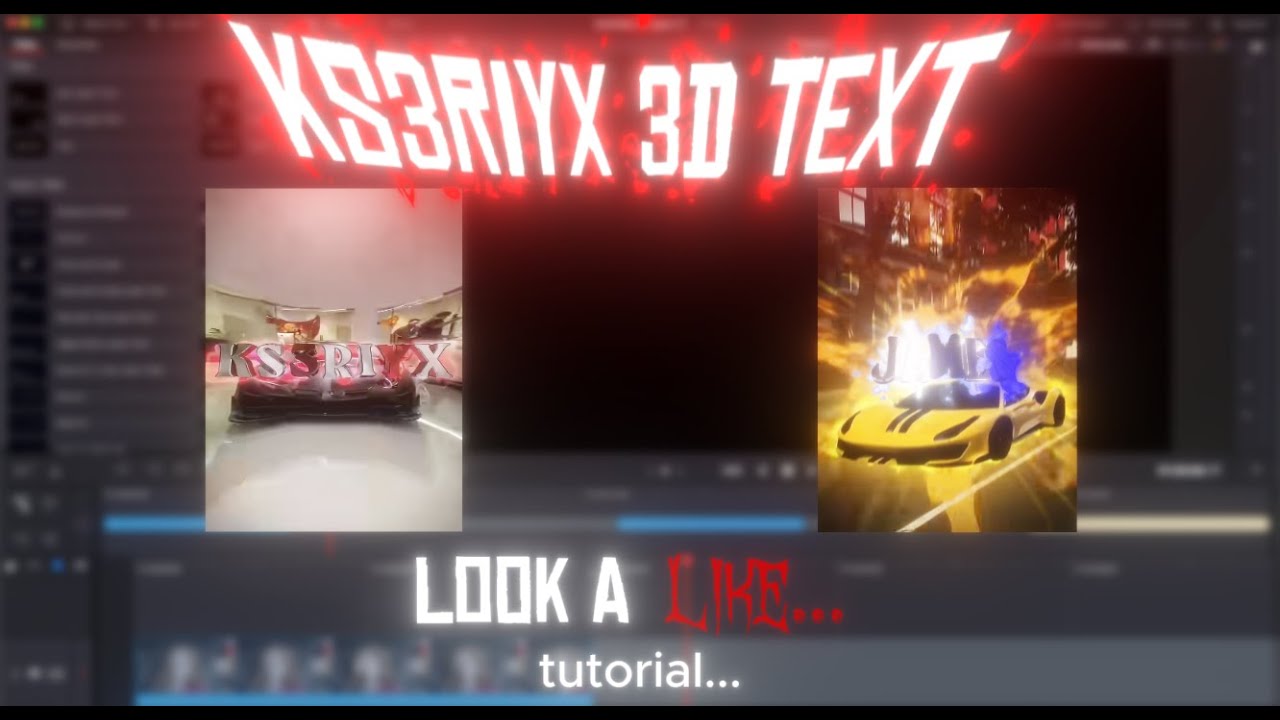HOW TO MAKE 3D WATERMARK LIKE | ks3riyx