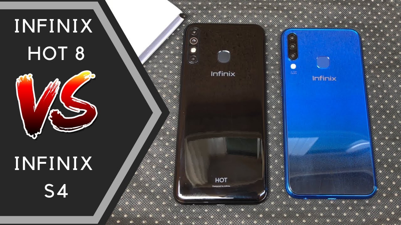 Сравнение тестов скорости Infinix Hot 8 и Infinix S4 (3 ГБ ОЗУ, 32 ГБ памяти)