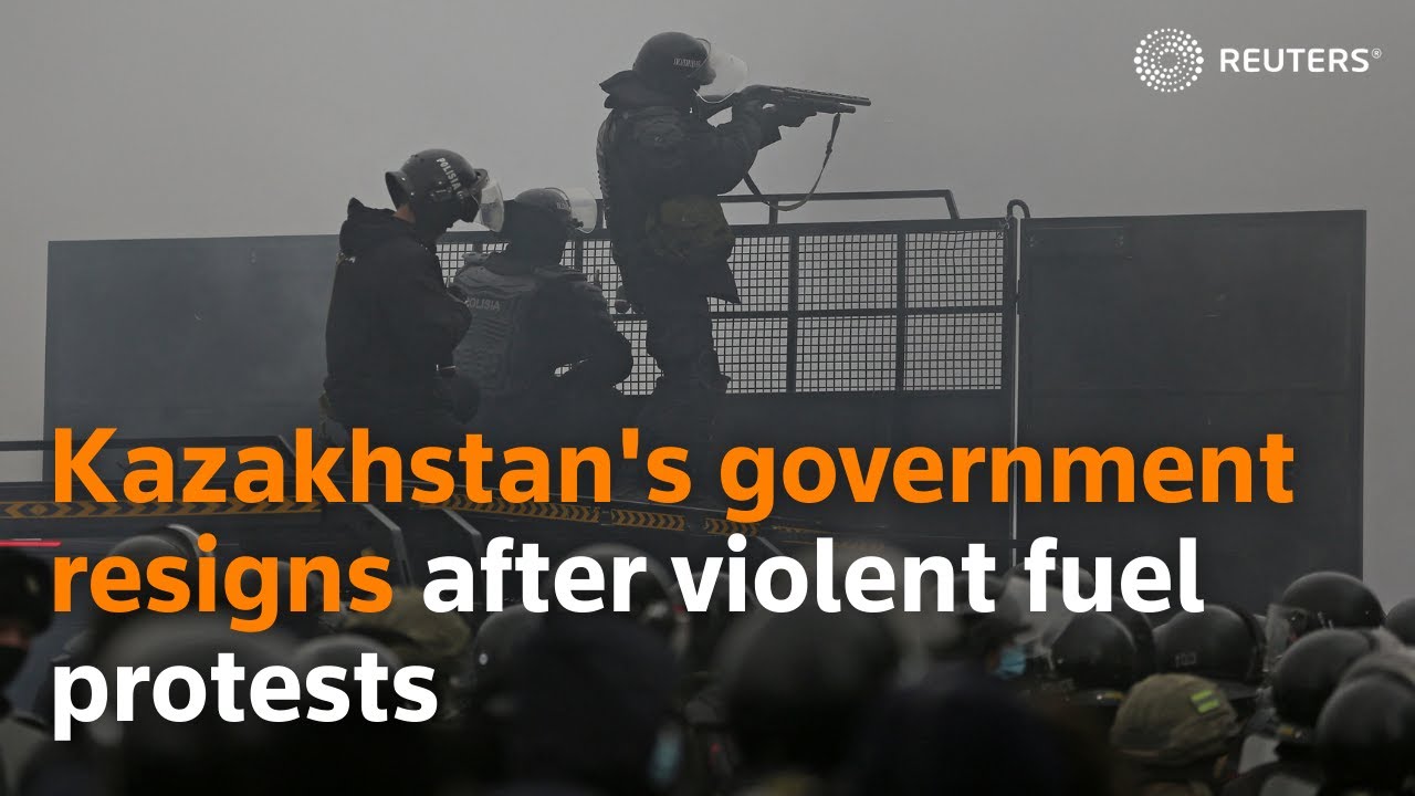 Kazakhstan government resigns after violent fuel protests