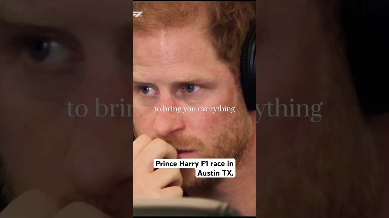 Prince Harry F1 race in Austin. #britishroyalfamily #princeharry #f12023