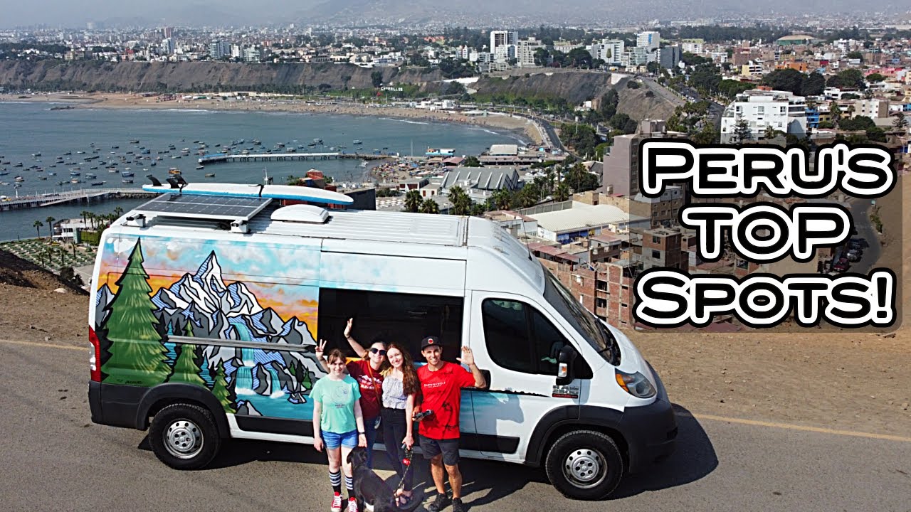 Van Life in Peru Roadtrip | Nazca Lines, A Park FULL of Cats, Huacachina | The PERU HOP Bus Trail