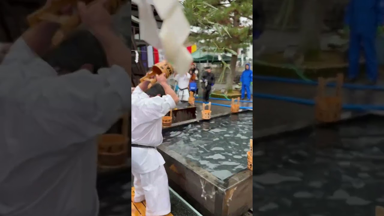 2024年12月22日真成寺水行祭。