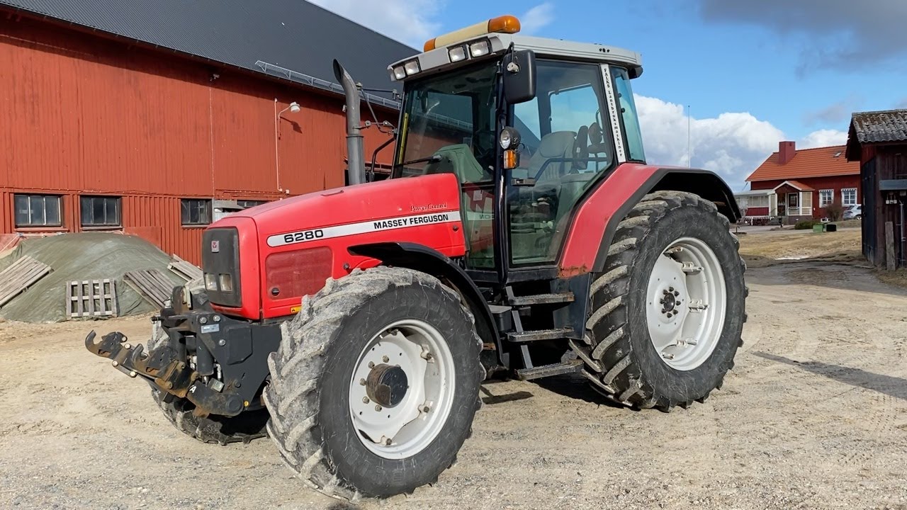 Köp Traktor Massey Ferguson 6280 med frontlyft på Klaravik