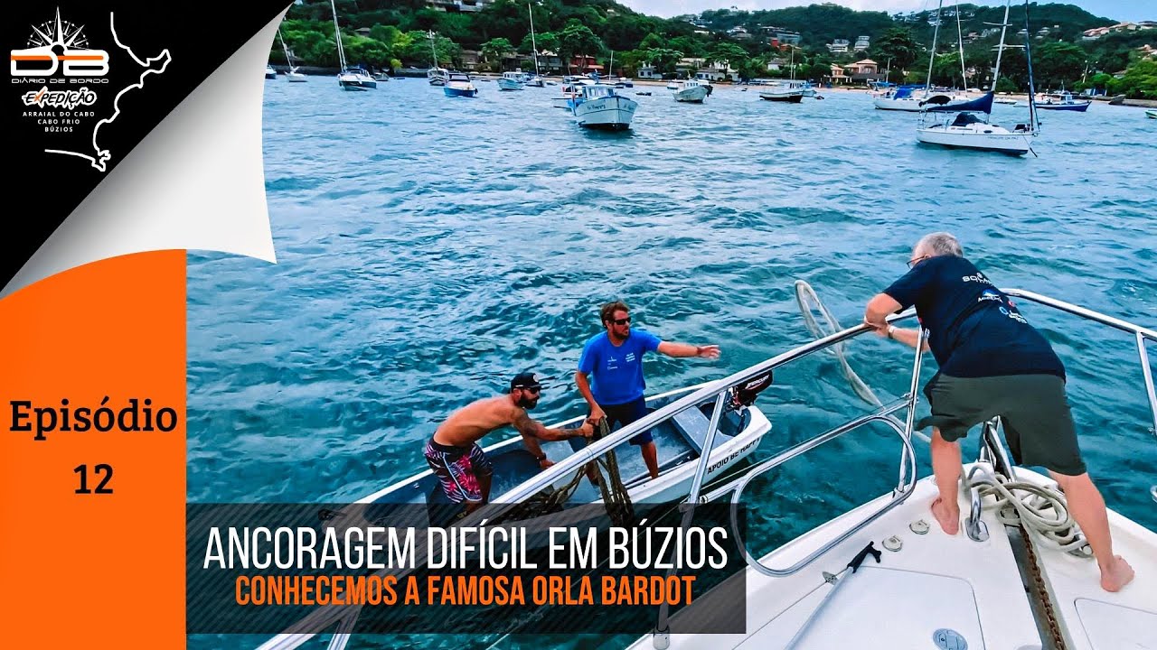 ATRACAÇÃO DIFÍCIL COM VENTO SUDOESTE FORTE | CHEGAMOS NA PARTE BADALADA DE BÚZIOS | ORLA BARDOT | 4K