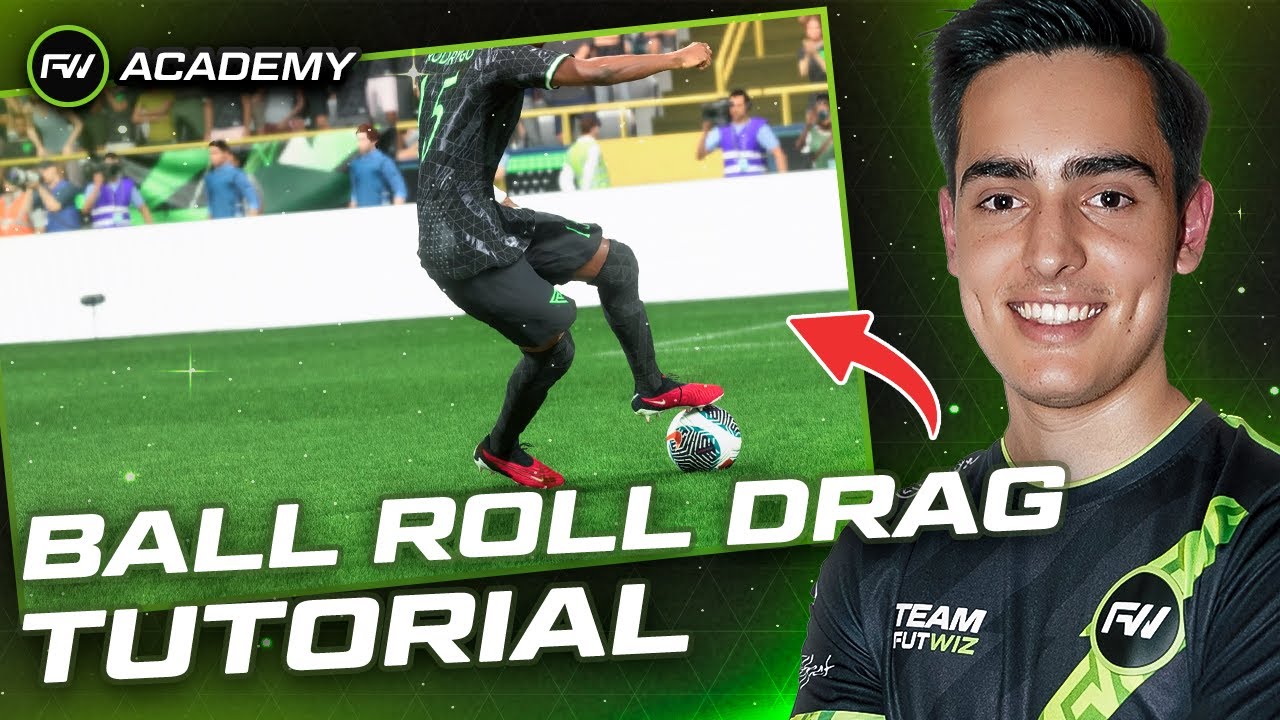 HOW TO USE THE BALL ROLL DRAG ON #FC24 | FUTWIZ Academy