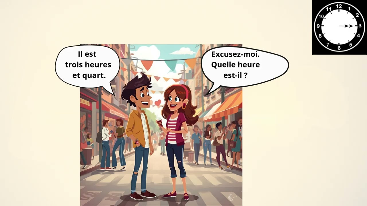 Dire l’heure en français