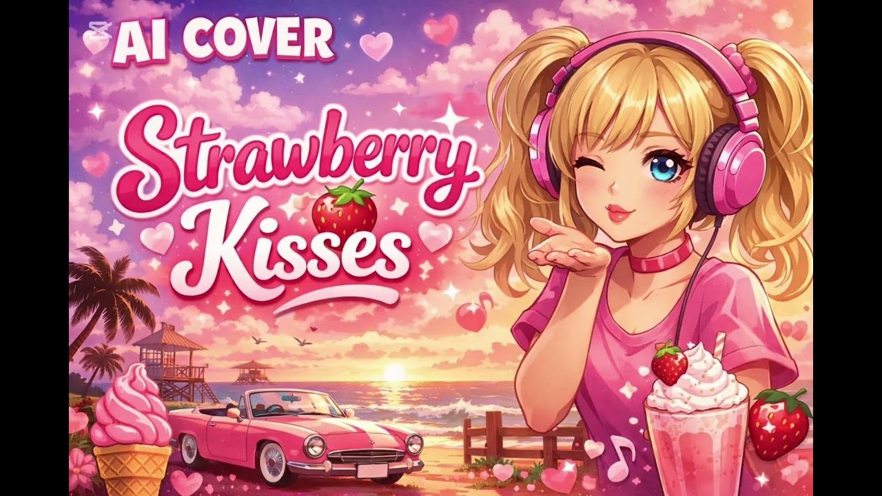 Ai metal cover Of Strawberry Kisses #ai #music #coversong 