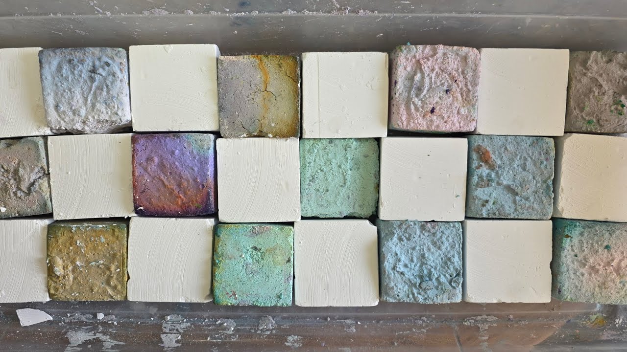All Blocks All Satisfying | Gym Chalk | read description | Bonus Crush | ASMR | Powder Play