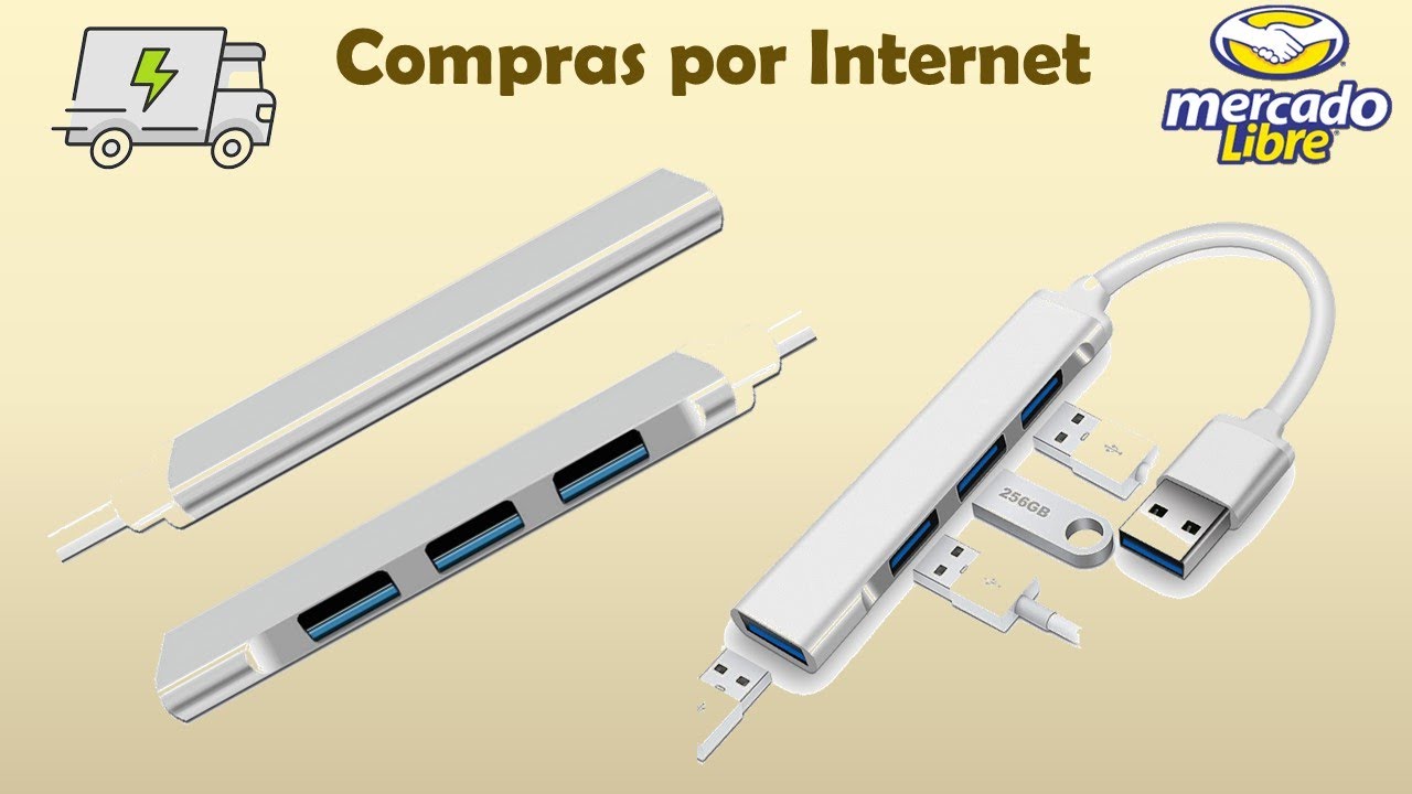 Hubs Usb 3.0 Accesorios Para Port&aacute;tiles Adaptador 4 Puertos Unboxing y Review | Mercado Libre FULL