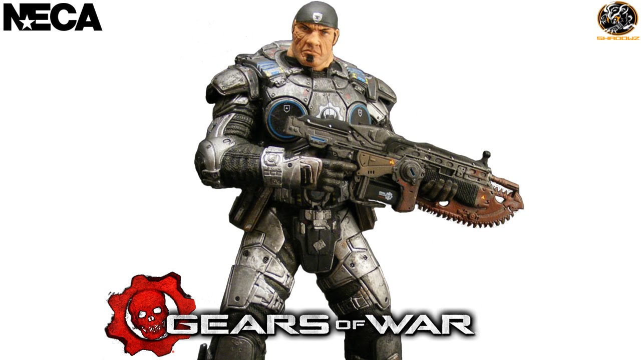 NECA Gears of War Marcus Fenix Figure Unboxing & Review!