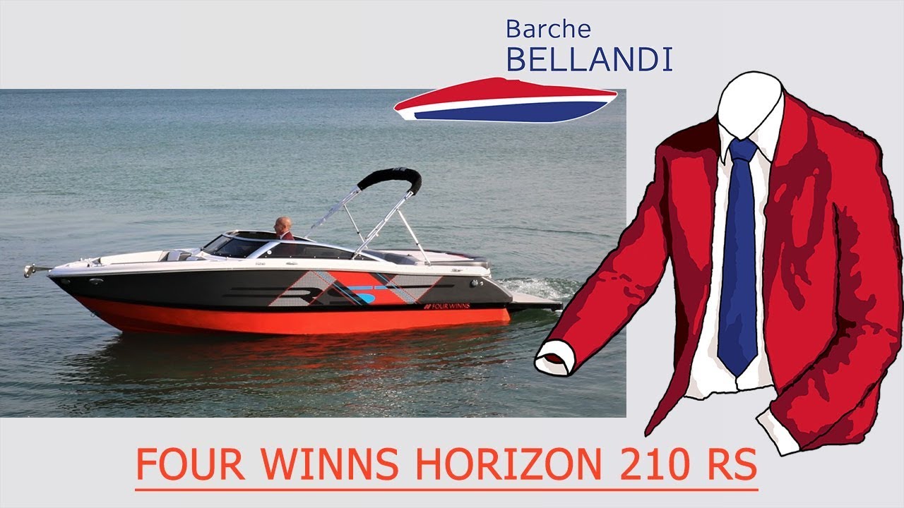FOUR WINNS HORIZON 210 RS [test in acqua]