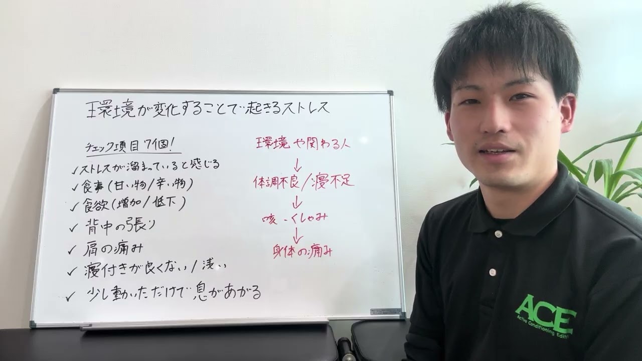 【知って得する健康情報】環境が変化することで起きるストレス