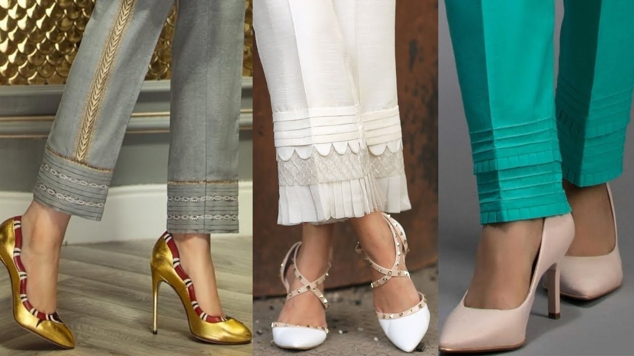 Trendy Palazzo Poncha Designs 2020 || Different Type Of Palazzo Bottom || by Look Stylish