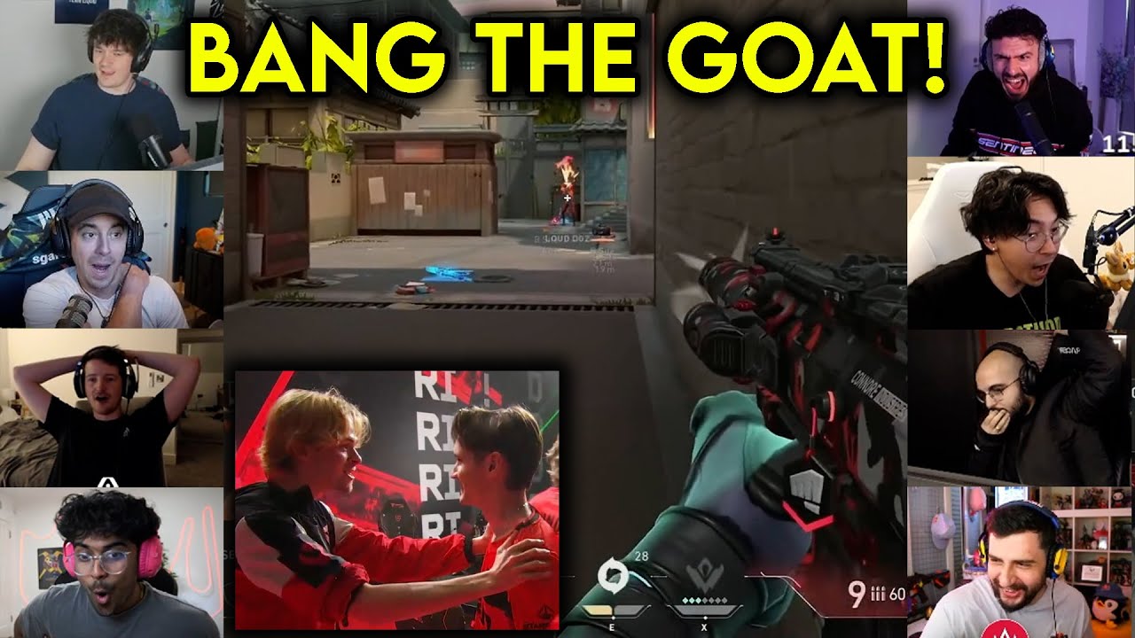 Valorant Streamers Reacts To Sen Bang Insane 4k To Close the Map Against LOUD In VCT