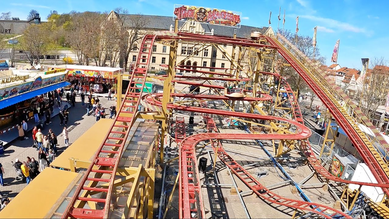 Time Machine The Coaster - Buwalda (Onride) Video Altstadtfrühling Erfurt 2023