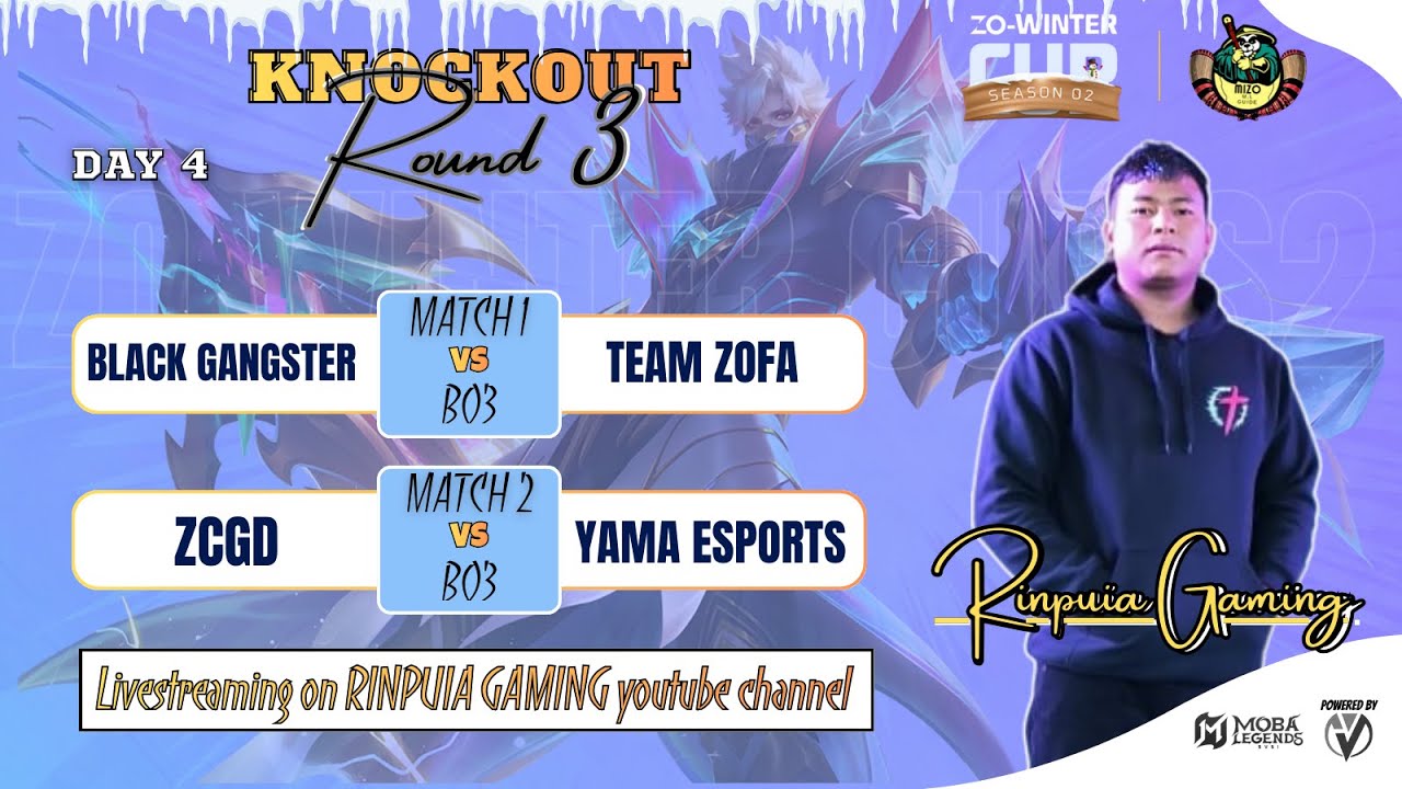 🔴Live..ZO WINTER CUP S2 | ROUND 3, DAY 4 | #mobalegends5v5
