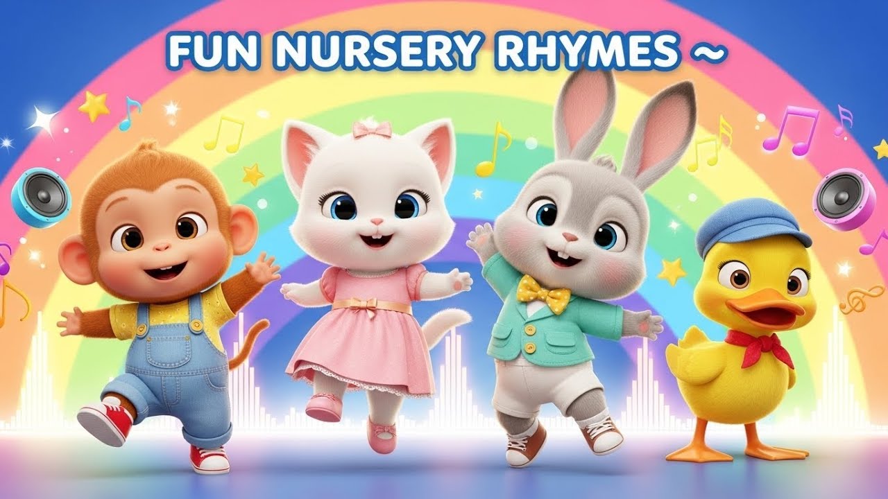 Happy Nursery Rhymes Song for Little Stars | Fun Kids Rhymes Music Babies | Maxie TV