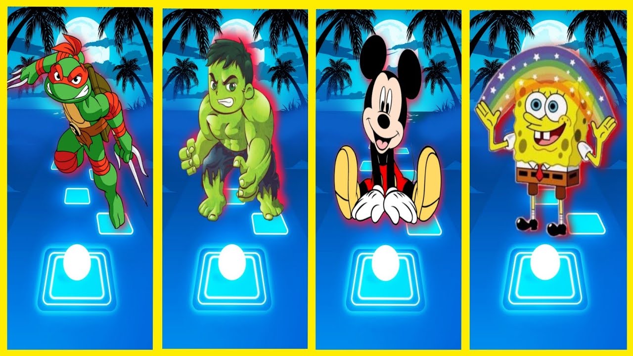 Ninja turtles ✅️ Hulk ✅️ Mickie mouse ✅️ SpongeBob ✅️ Battle videos✅️