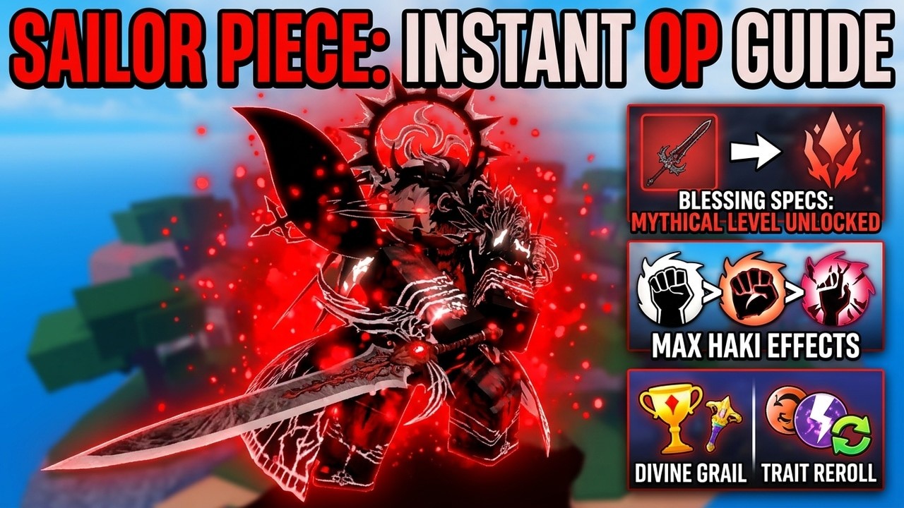 The ULTIMATE Sailor Piece Beginners GUIDE! Leveling, Specs, Haki, and MORE