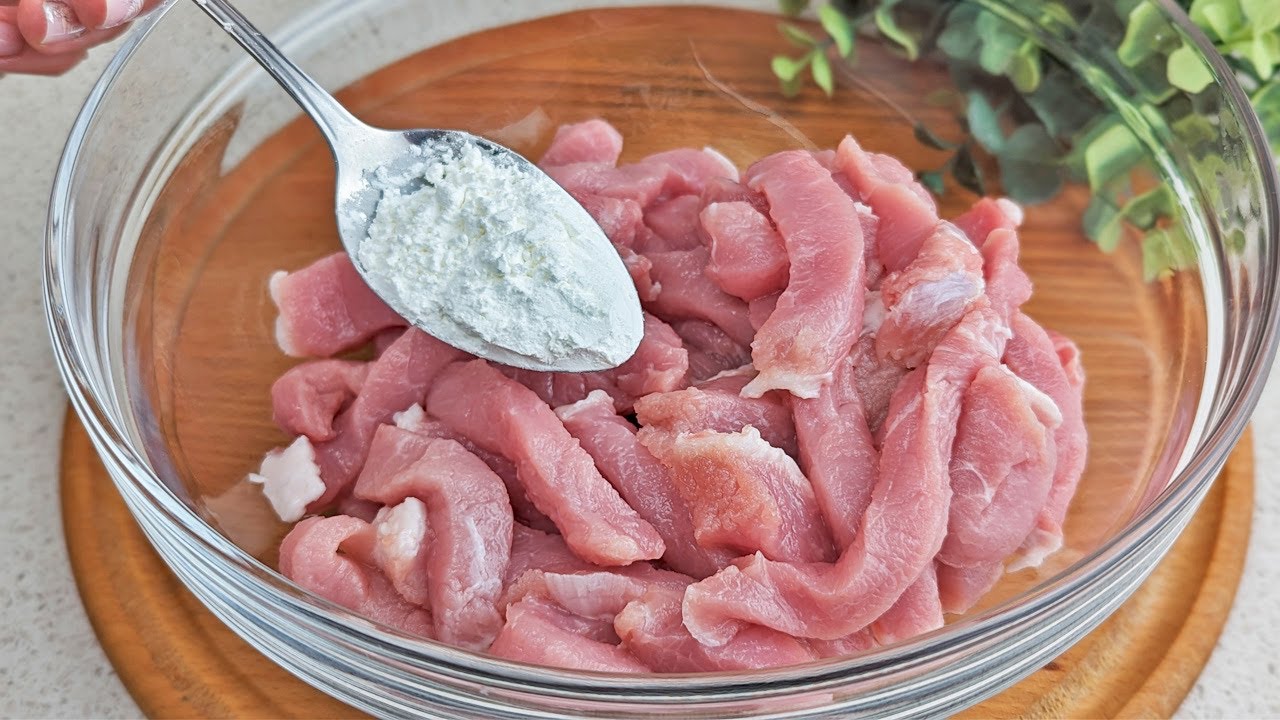 Китайский секрет быстрого приготовления мяса! Целая сковорода мяса за 20 минут