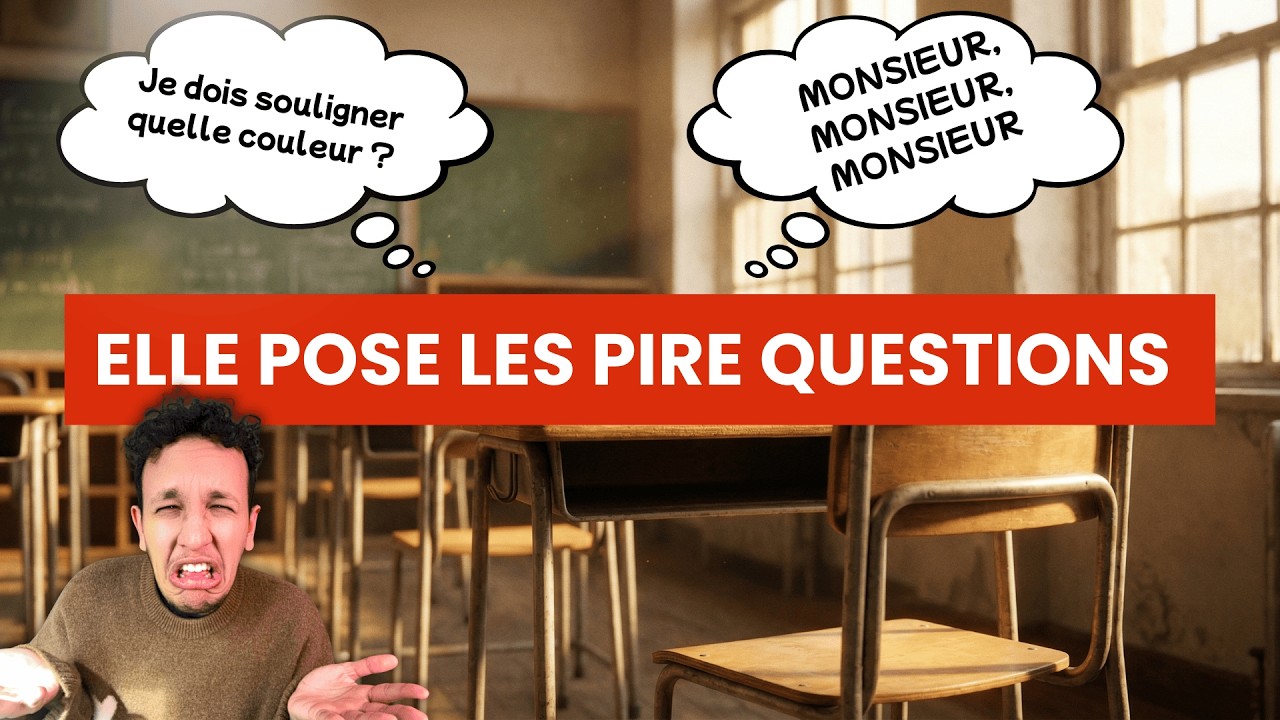 ELLE POSE LES PIRES QUESTIONS EN COURS ! (Et se fait terminer)