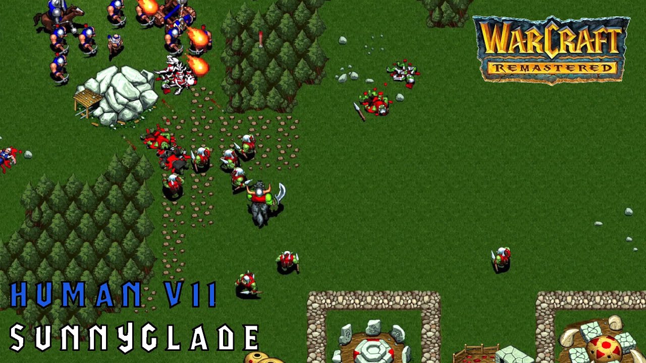 Warcraft Remastered: Human Mission 7 - Sunnyglade [Walkthrough, Gameplay]