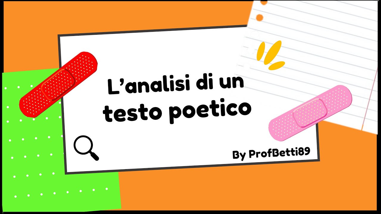 L'analisi di un testo poetico - Prof Betti