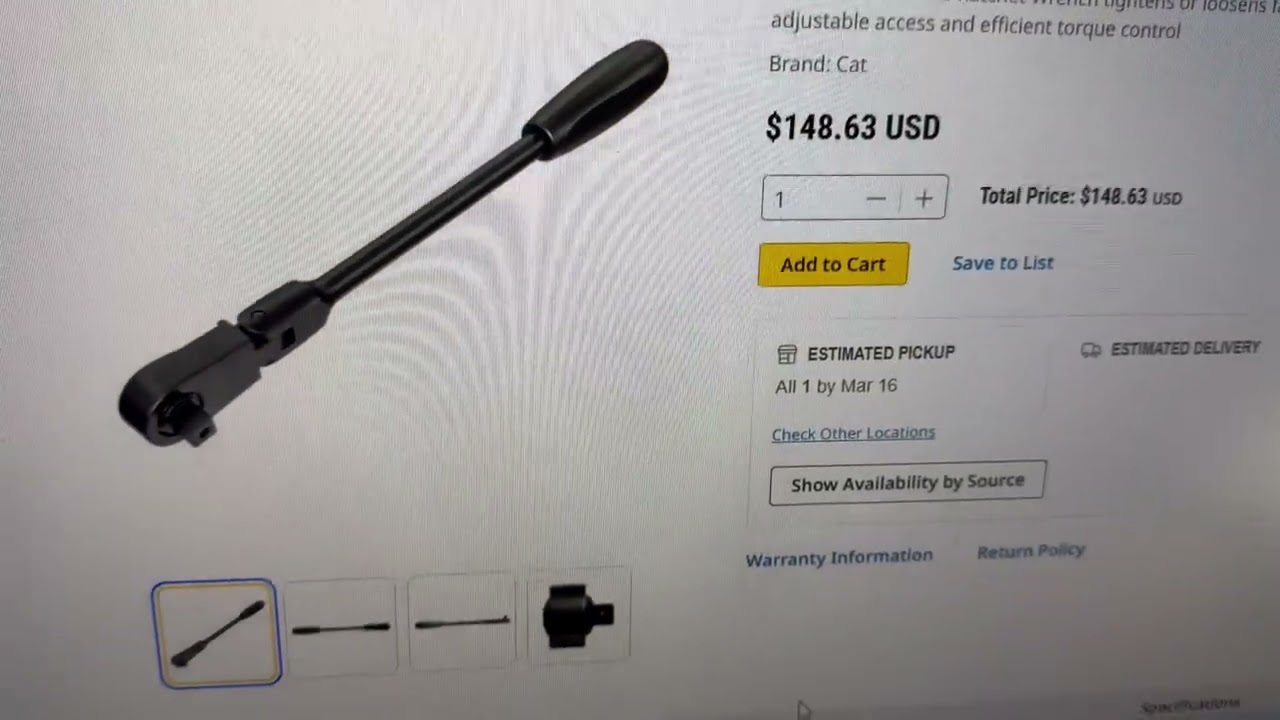 CAT Ratchet update 665-0232