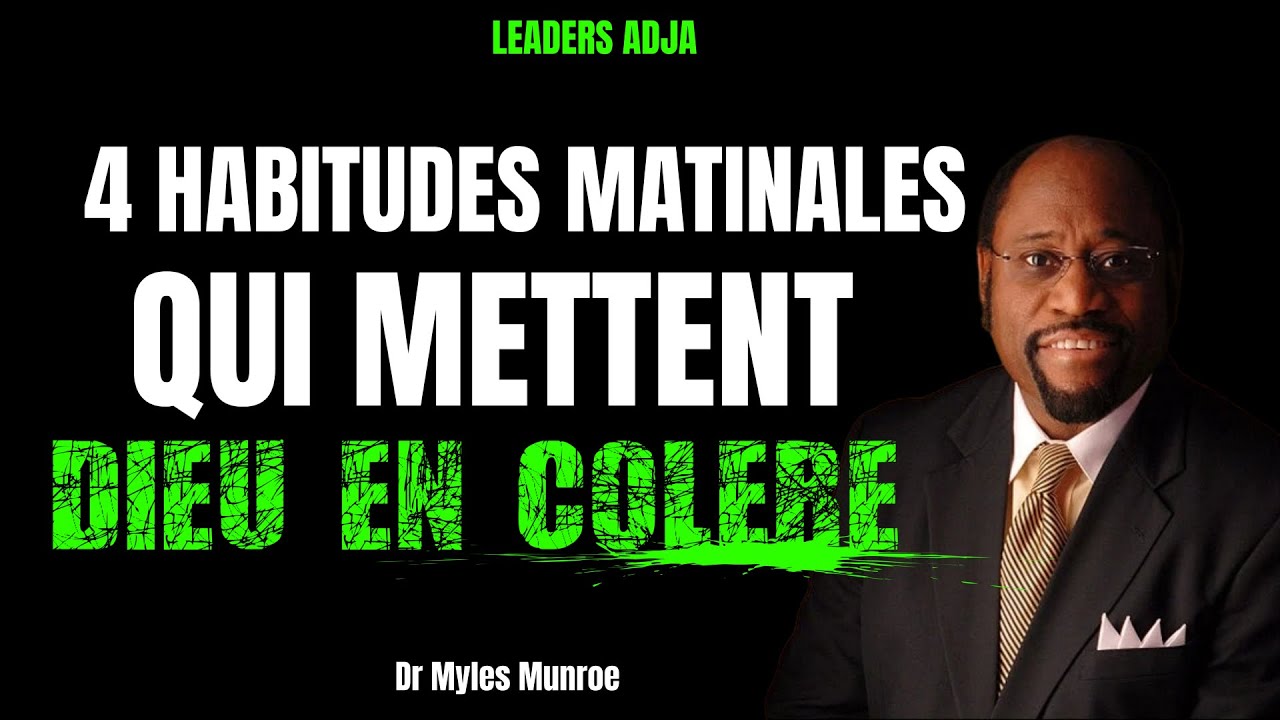 4 HABITUDES MATINALES QUI METTENT DIEU EN COLERE – ARRETEZ-LES AVANT QU’IL NE SOIT TROP TARD - MYLES