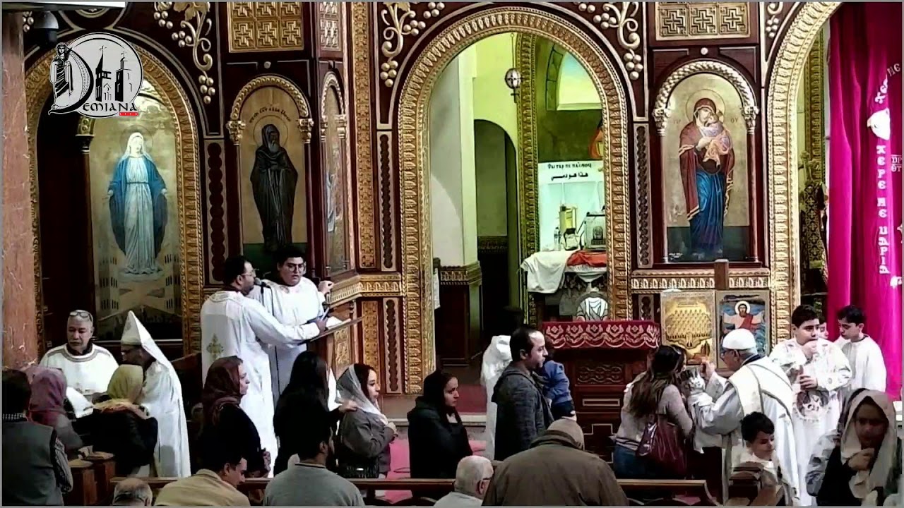 تشاهدون الان البث المباشر للقداس الإلهي