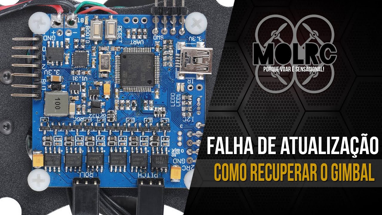 Falha de atualização: como recuperar o gimbal