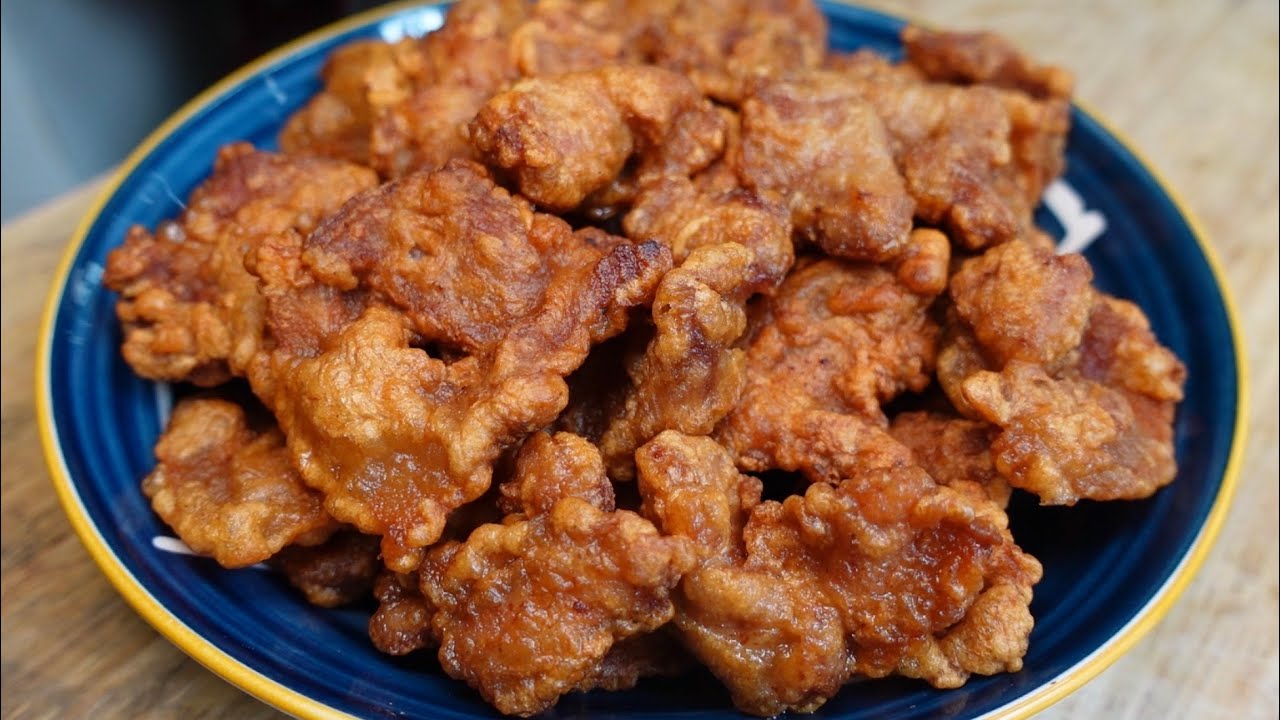 虾酱炸五花肉这样做焦香酥脆😍外酥里嫩，吃了一口忘不了，真香‼️The fried pork belly with shrimp paste is so charred and crispy😍