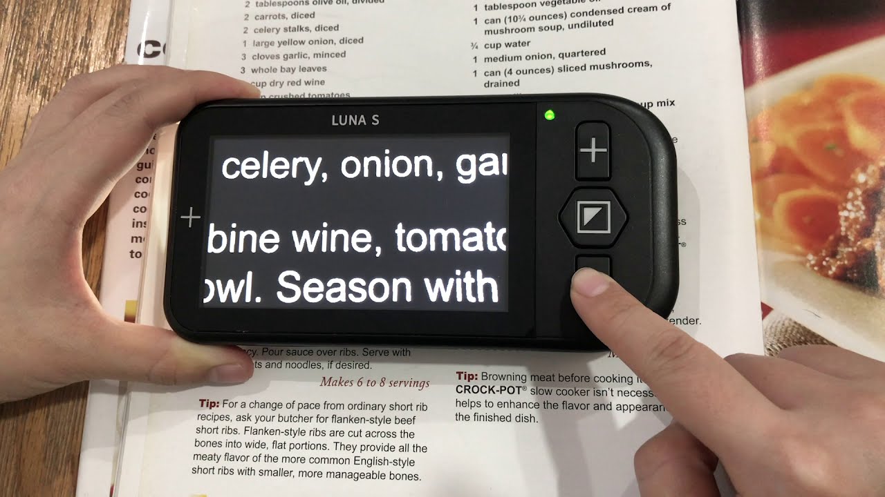 Luna S Electronic Video Magnfier Instructional Video