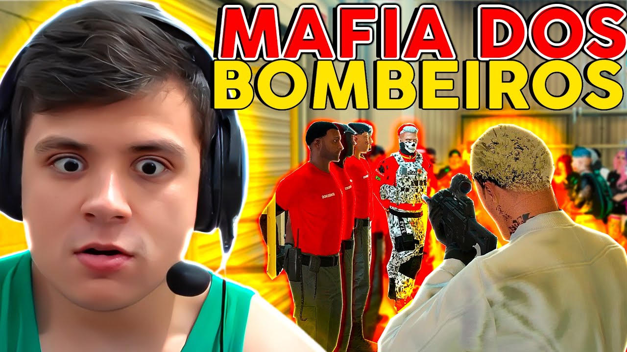 PEGAMOS 10 BOMBEIROS da MÁFIA de REFÉM 😱 GTA RP (Paulinho o LOKO)